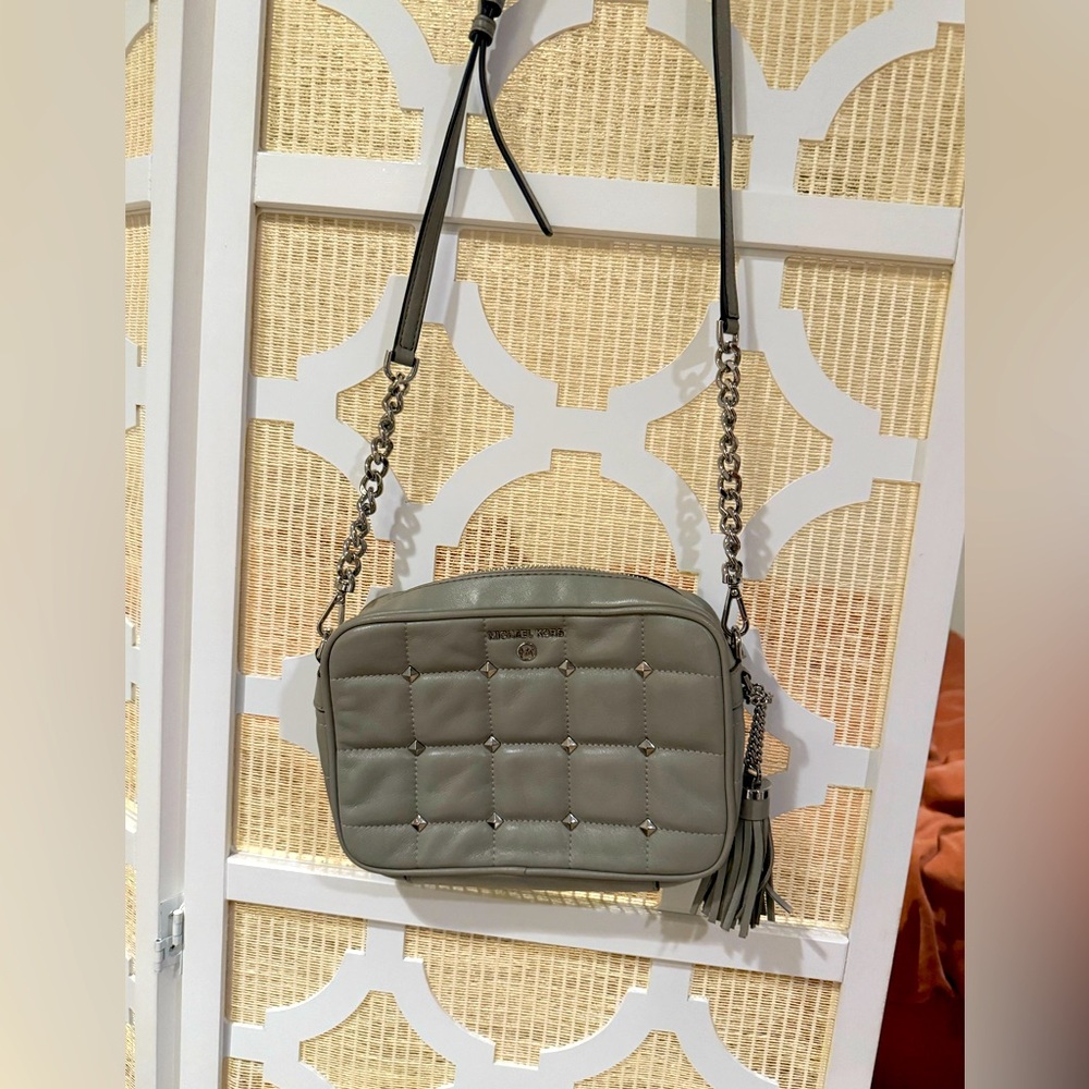 Michael Kors women’s small gray silver purse